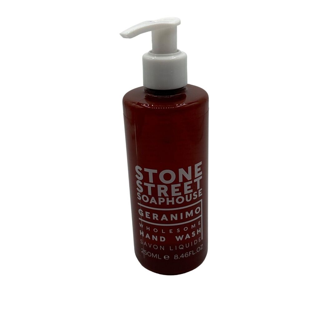 Stone Street Soaphouse Geranimo‎ Wholesome Hand Wash 250ml 8.46 Fl Oz